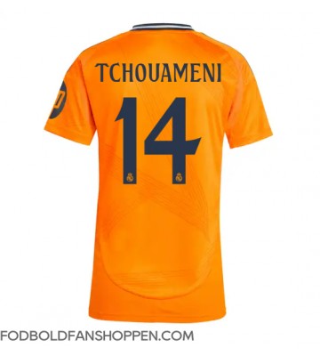 Real Madrid Aurelien Tchouameni #14 Udebanetrøje Dame 2024-25 Kortærmet